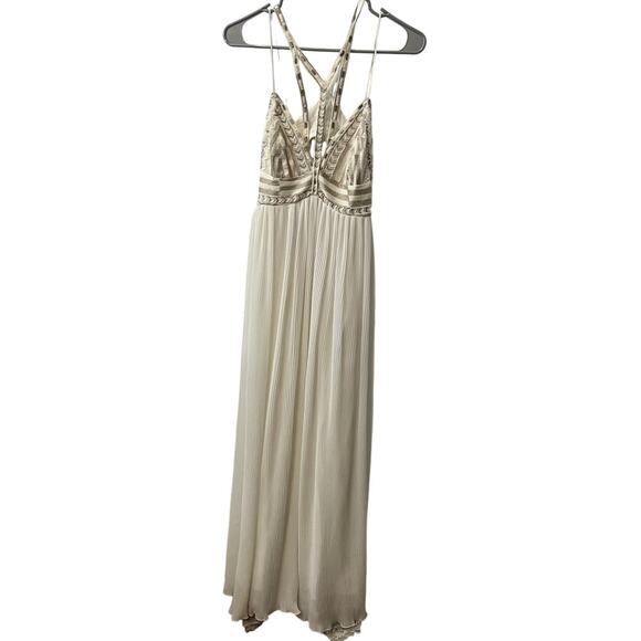 Free People Sacred Geometry Maxi Dress White Womens Size 6 Boho - Picture 2 of 10